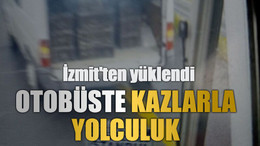 İzmit'ten yüklendi, Otobüste kazlarla yolculuk