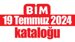 BİM Market 19 Temmuz 2024 Kataloğu. BİM Market Bu hafta Kataloğu