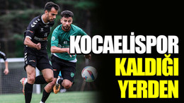 Kocaelispor kaldığı yerden