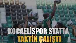 Kocaelispor statta taktik çalıştı