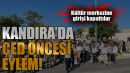 Kültür merkezine girişi kapattılar..Kandıra’da ÇED öncesi eylem!
