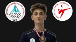 Körfezli Hamza Türkiye Gençler Taekwondo üçüncüsü oldu