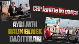 CHP İzmit’te iki parça: Ayrı ayrı balık ekmek dağıttılar!