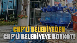 CHP’li belediyeden CHP’li belediyeye boykot!