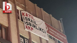Kocaeli’de TİP’in astığı İsrail afişi indirildi