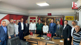 Muhtarlardan İlker Kazan'a ziyaret