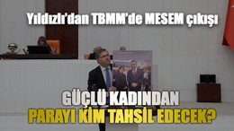 Yıldızlı'dan TBMM'de MESEM çıkışı...Güçlü kadından parayı kim tahsil edecek?
