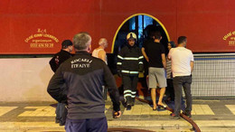 Buzdolabı lokantada yangın çıkardı