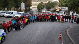 Kocaeli’den Söğüt’e afet tatbikatı konvoyu yola çıktı