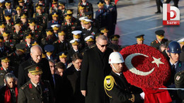 Devlet erkanı Anıtkabir'de