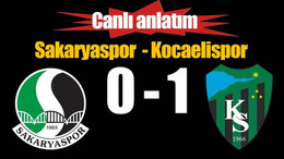 Sakaryaspor - Kocaelispor maçı