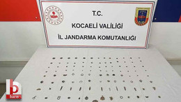 Tarihi eserlerle jandarmaya yakalandı