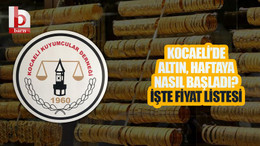 Altın, haftaya nasıl başladı? Kocaeli Kuyumcular Derneği 18 Kasım 2024 Pazartesi altın fiyatları