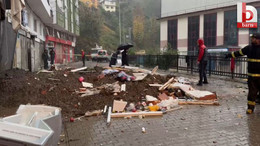 Rize'de heyelan felaketi! Yaralılar var