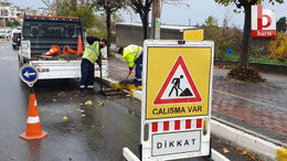 Büyükşehir’den su baskınlarını önlemek için temizlik çalışması