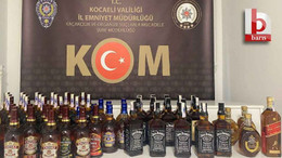 İzmit'te kaçak alkollü içecek operasyonu