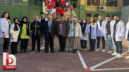 Miniklerin tatbikatı, büyükleri aratmadı