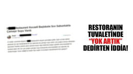 Kocaeli’de restoranın tuvaletinde “Yok artık” dedirten iddia!