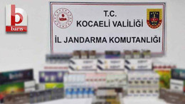 Kocaeli'de 1600 paket kaçak sigara ele geçirildi