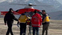 Bakanlığın helikopteri Melisa bebek için havalandı