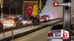 Kocaeli’de asker eğlencesi diye yolu tıkadılar