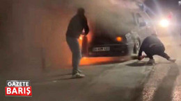Kocaeli’de seyir halindeki otomobil alevlere teslim oldu