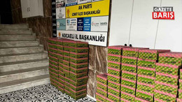 AKP Kocaeli’de dikkat çeken kek kolileri