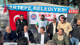 Bülent Sarı’dan grevdeki işçilere ziyaret