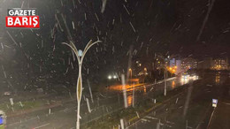 Kocaeli'de yükseklerde kar yağışı başladı