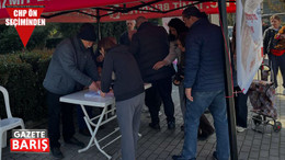 CHP’liler Yahya Kaptan Pazarına sandık kurdu