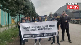 Kocaeli Üniversitesi öğrencileri grev alanında!