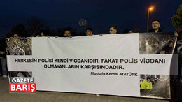 Atatürk’ün sözleriyle kutladı: AKP’li başkandan polislere manidar pankart