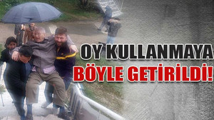 Oy kullanmaya böyle getirildi!