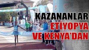 Darıca’daki maratonun kazananları Etiyopya ve Kenya’dan