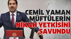 Cemil Yaman müftülerin nikah yetkisini savundu