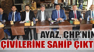 Ayaz, CHP’nin çivilerine sahip çıktı