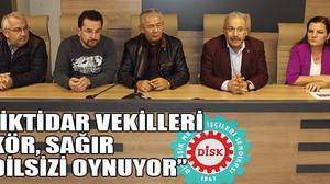 İktidar vekilleri kör, sağır, dilsizi oynuyor