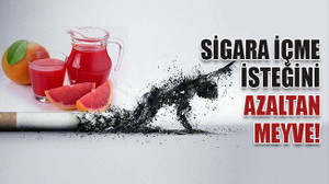 Sigara içme isteğini azaltan meyve!