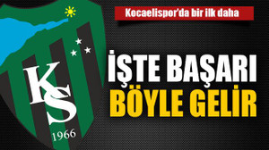 İşte başarı böyle gelir