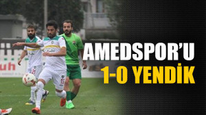 Amedsporu 1-0 yendik!