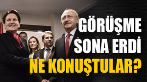 Görüşme bitti, ne konuştular?