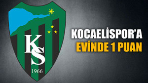 Kocaelispor’a evinde 1 puan