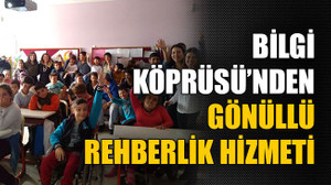 Bilgi Köprüsü’nden gönüllü rehberlik hizmeti