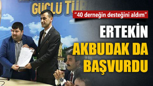 Ertekin Akbudak, AKP'den aday adayı oldu!
