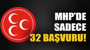 MHP’de sadece 32 başvuru!