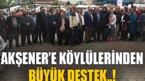Akşener’e köylülerinden büyük destek..!