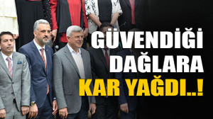 Güvendiği dağlara kar yağdı..!