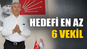 Hedefi en az 6 vekil