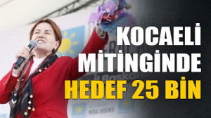 Kocaeli mitinginde hedef 25 bin