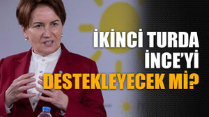 İkinci turda İnce’yi destekleyecek mi?